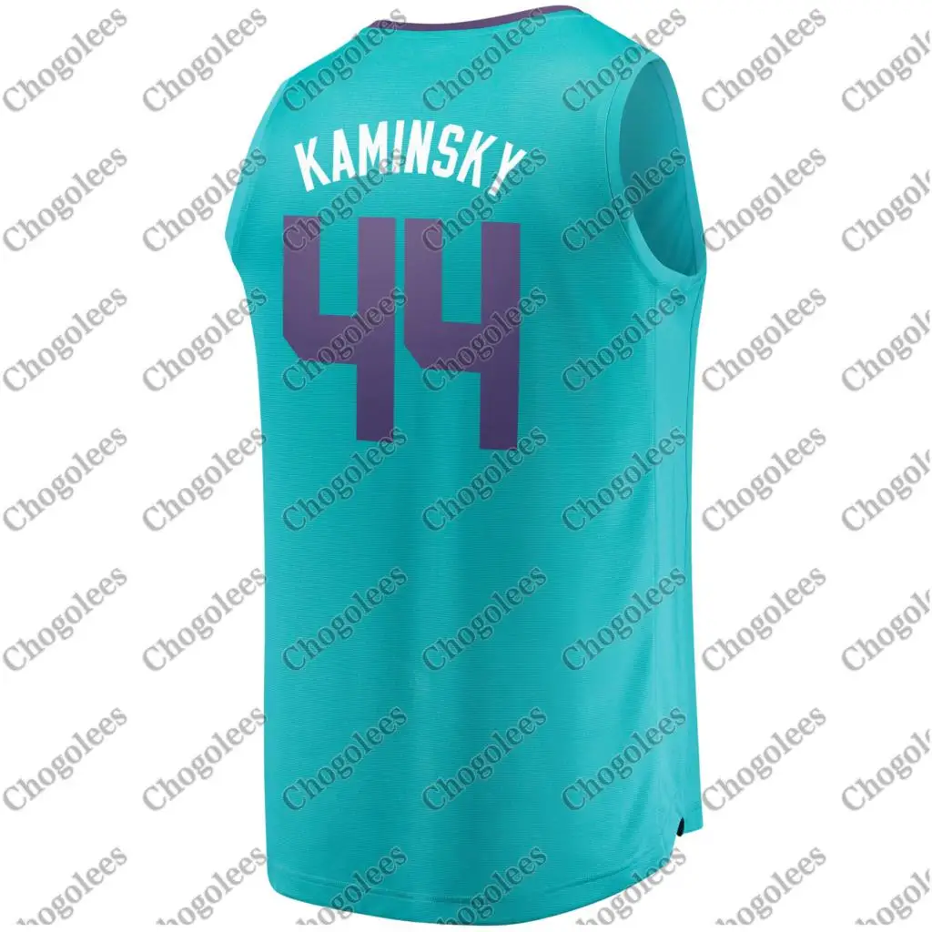 

Men Basketball Jersey Frank Kaminsky Charlotte Fast Break Jersey Teal Icon Edition