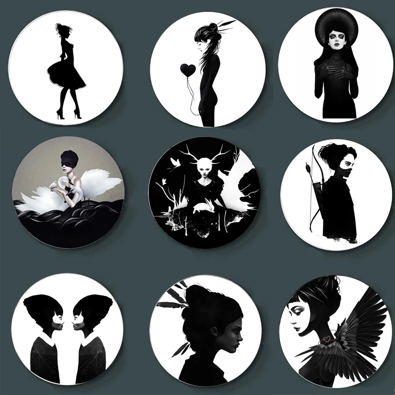 Настенная тарелка Ruben с изображением Ирландии простой стиль керамические