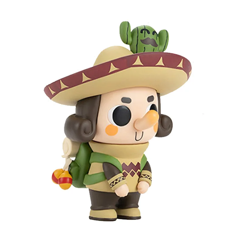 Genuine Anime blind box traveler PinoQ series Explorer Rudolph Viking toys doll desktop collection random figure Limited edition |