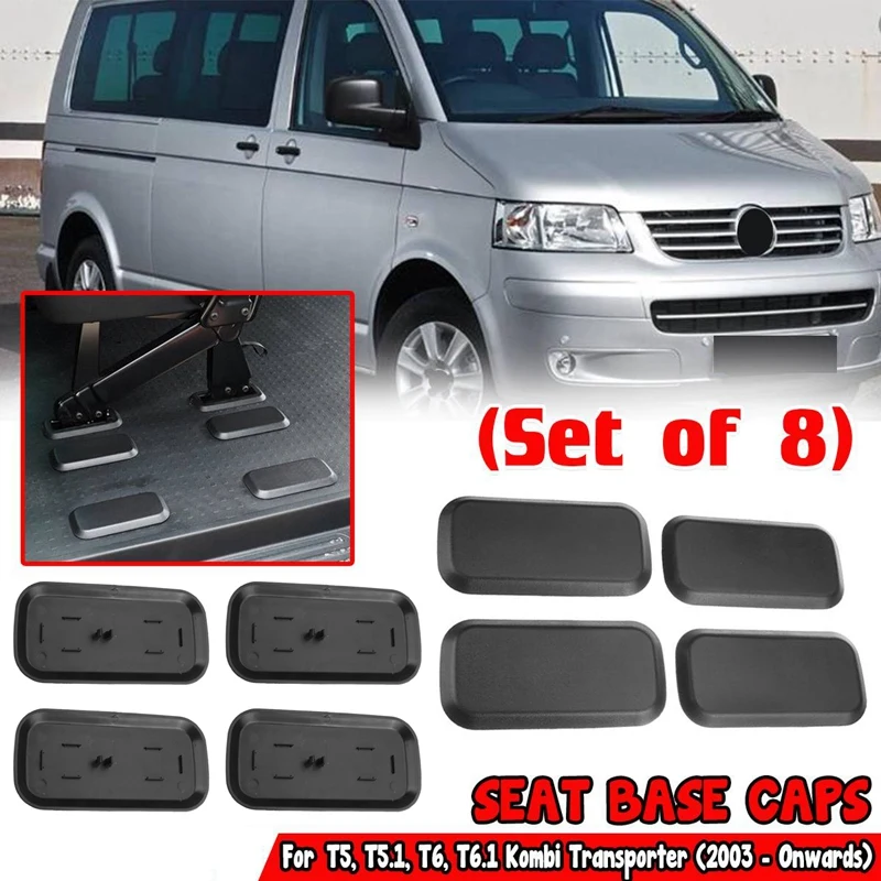

8 шт., колпачки на автомобильные сиденья для транспортера T5 T5.1 T6 T6.1 Kombi 2003 +