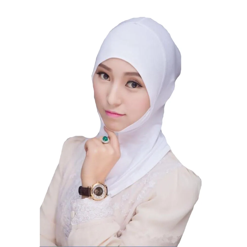 Мусульманская женская хиджаб для девочки кепка шарф Мягкие Модальные внутренние