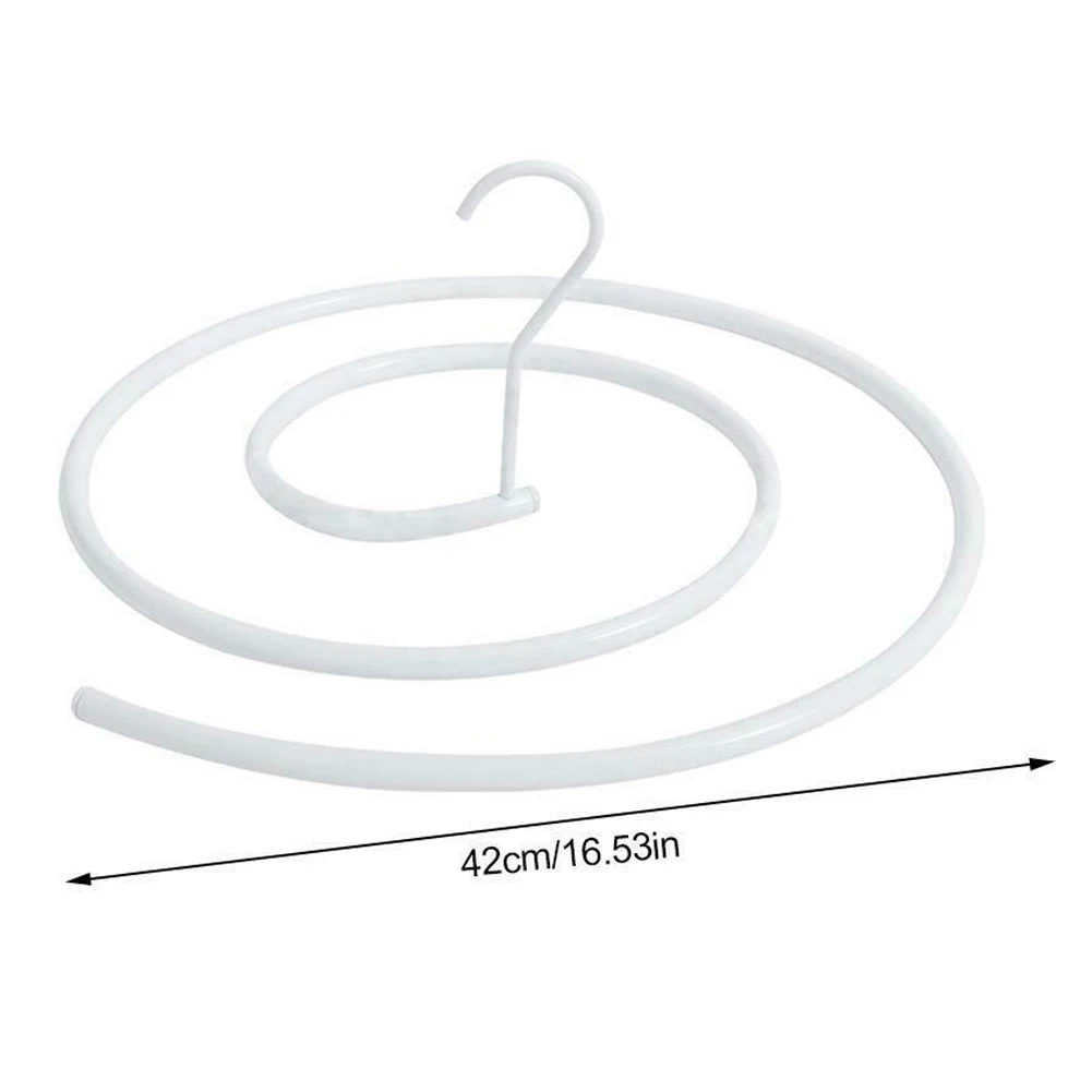 

Spiral Blanket Hanger Rotating Storage Rack Space Saver Drying Rack FKU66