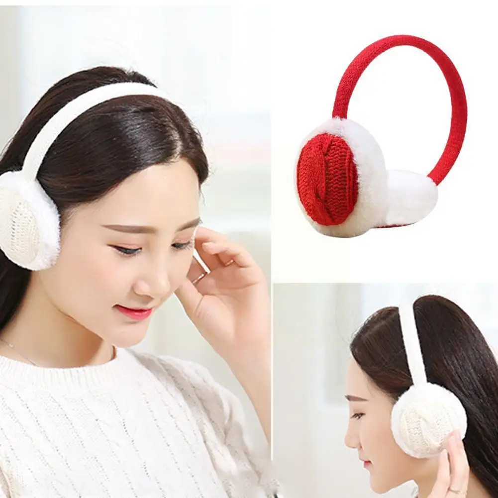 

New Fashion Fashion Women Autumn Winter Warm Plush Warmer Ear Accessories Earmuff Winter Knitted S8F2