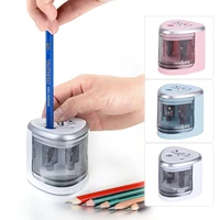 2021 new excellent automatic pencil sharpener two hole electric switch pencil sharpener stationery home office school supplies