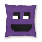 Fnaf фиолетовая искусственная подушка для парня, наволочка для подушки, наволочка, декоративные подушки на заказ