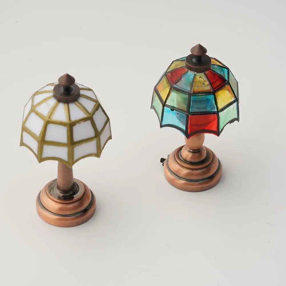 

Fidget Toys Model Light Dollhouse Garden Lawn table Decoration Landscape DIY House Sand lamp Table Lighting