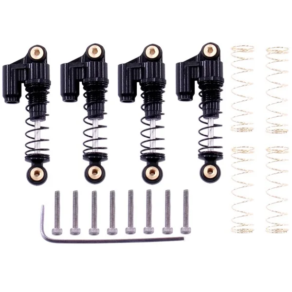 

Для Axial SCX24 90081 1/24 RC Гусеничный автомобиль металлический двойной цилиндр амортизатор демпфер дополнительные детали аксессуары