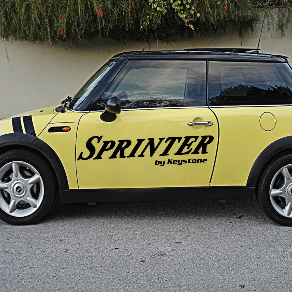 

Cartoon sprinter Stickers Car Truck Suvs Motorcycle Car Styling Vinyl Decals