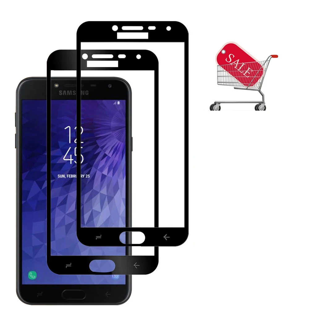 2 шт. для Samsung Galaxy A2 J2 J4 Core S10e A6 + J6 Plus A7 2018 Закаленное стекло Защитная пленка