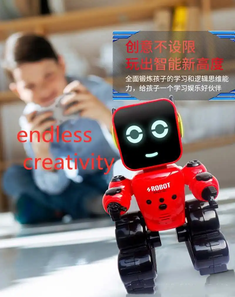 Высокотехнологичный робот приложение контролирует раннее образование