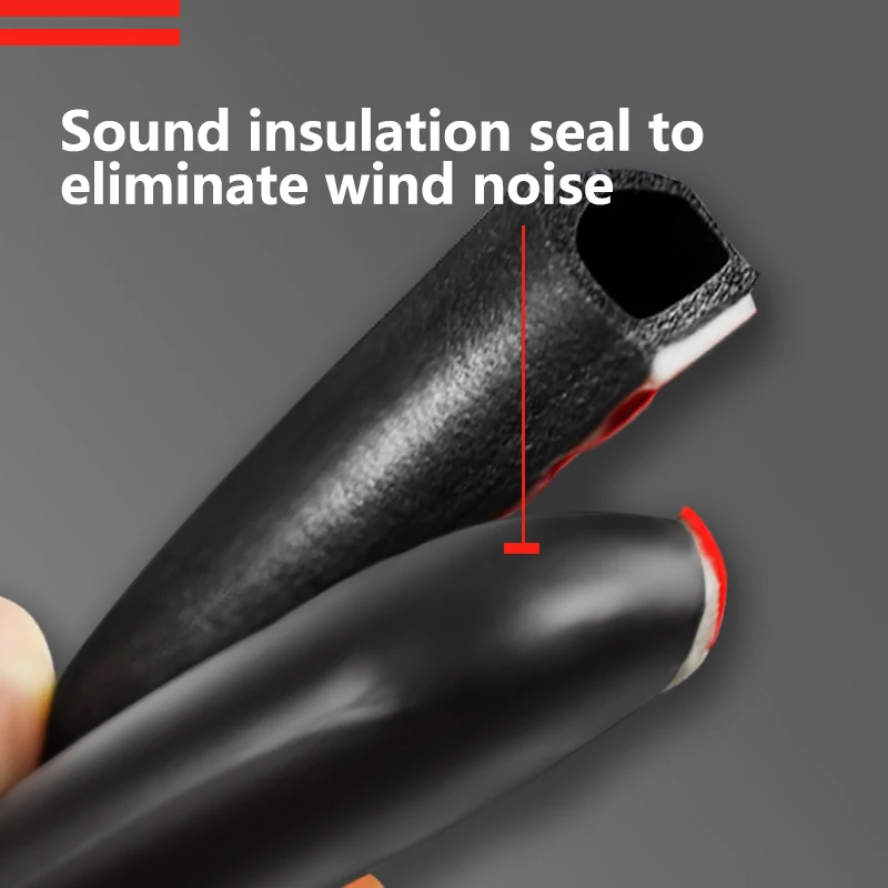 2Pcs Car Door Rubber Seal Strip Filler Weatherstrip Edge Sealing For B Pillar Protection Front Auto Sealant Cars |