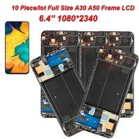 10 piecelot 6 4 a50 lcd for samsung galaxy a30 lcd display touch screen digitizer assembly a305ds lcd for samsung a50 a505