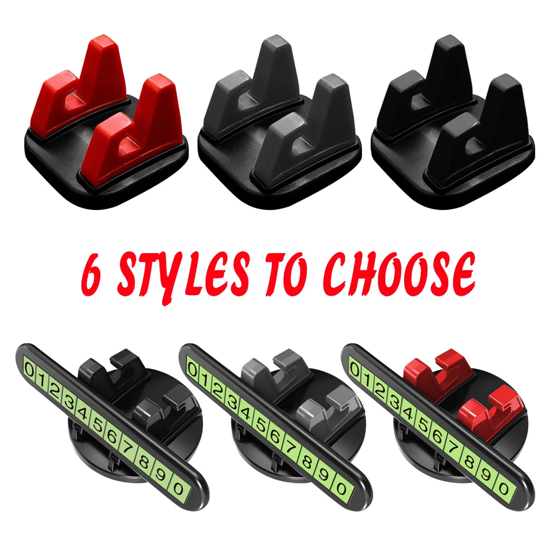 

360 Degree Rotate Car Cell Phone Holder Dashboard Sticking Universal Stand Mount Bracket For Mobile Phone Luminous mobile phone