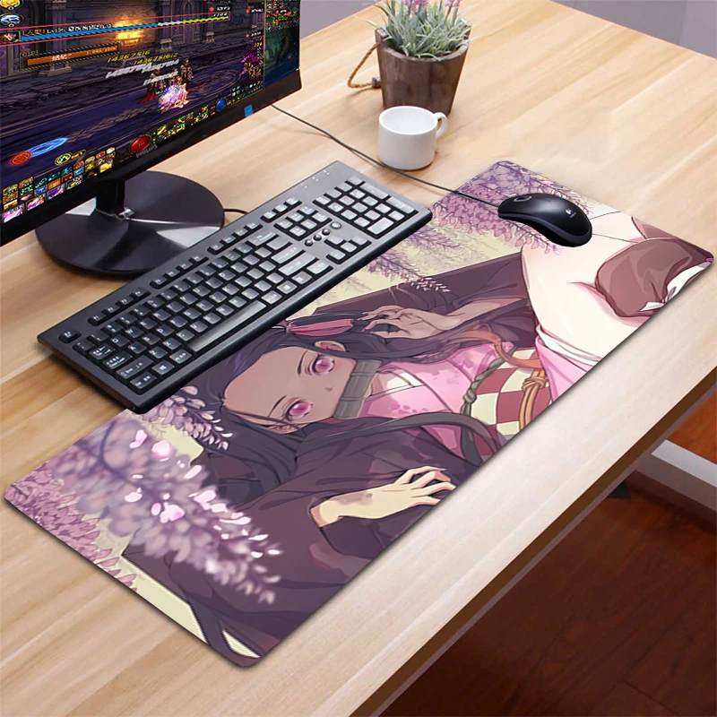 

Mouse Pad Mouse Cool Anime PC Computer Mousepad Mause Pad Large Mousepad play Desk Mat Keyboard Demon Slayer Kimetsu No Yaiba