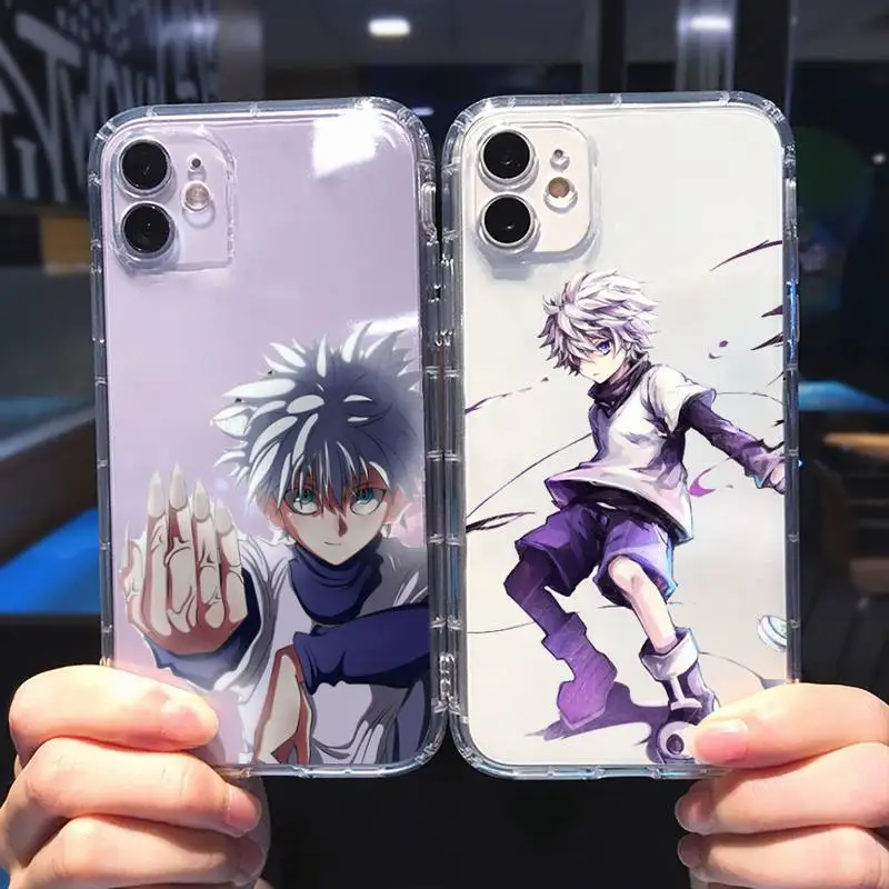 

Hunter X Hunter Killua Zaoldyeck Phone Case For iphone 13 12 11 8 7 plus mini x xs xr pro max Transparent soft