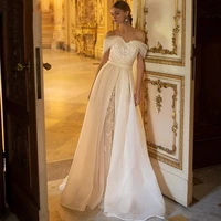 sweetheart wedding dress 2022 lace appliques cap sleeves court train buttons robe de mari%c3%a9e for elegant women new arrive a line
