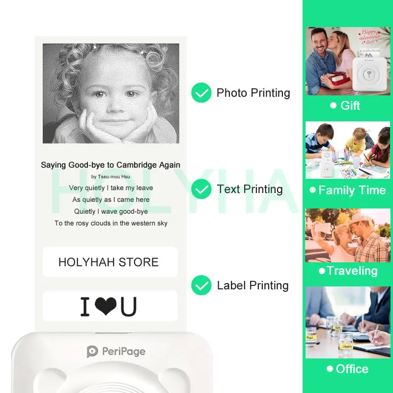 Портативный мини-фотопринтер формата A6 с Bluetooth | Компьютеры и офис
