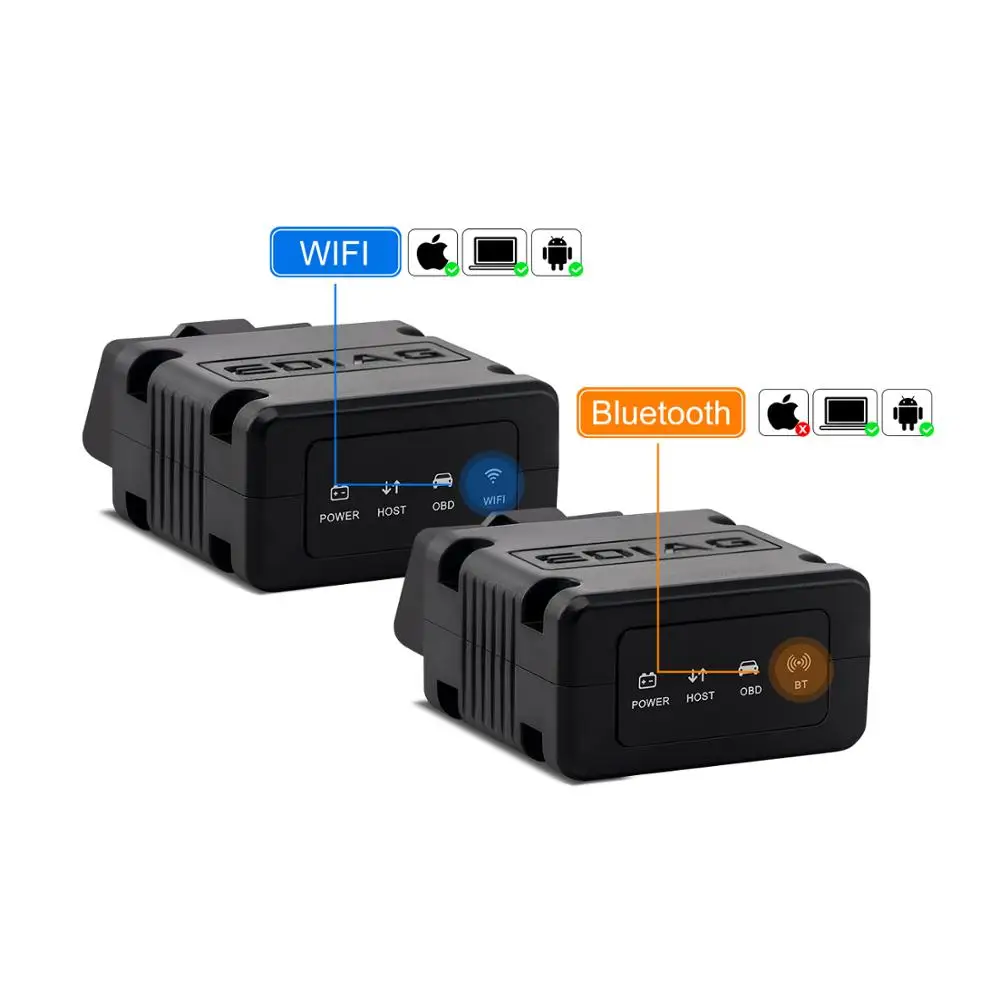 Диагностический сканер EDIAG P02 ELM327 Bluetooth V1.5 чип PIC18f25k80 elm 327 для OBDII OBD2 автомобиль android
