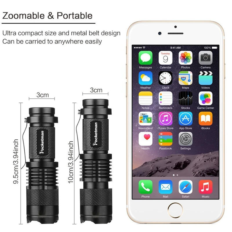 Фонарик с УФ-защитой для обнаружения пятен мочи животных работает на одном