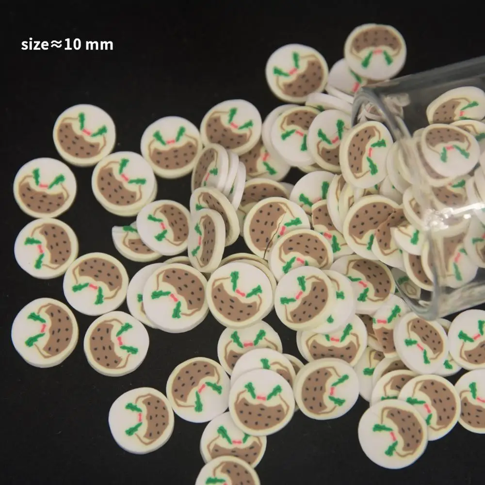 Шар собака Кот персик Рождественская елка Форма полимерные глиняные ломтики