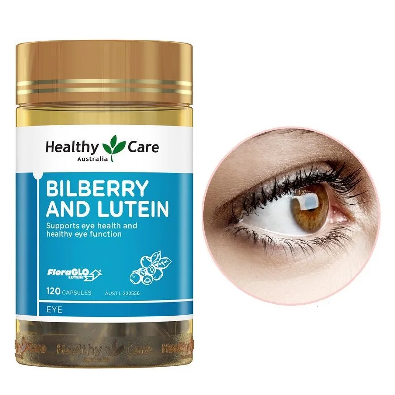 Healthy Care Bilberry Lutein 120 Capsule Supplements for Eye Health Macular Retina Lens Eyesight Night Vision Eye Strain Fatigue
Healthy Care Bilberry Lutein 120 Capsule Supplements for Eye Health Macular Retina Lens Eyesight Night Vision Eye Strain Fatigue