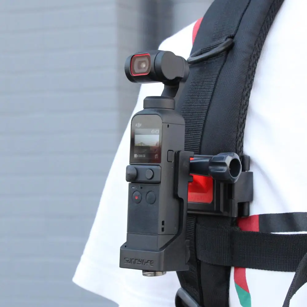 For Osmo Pocket 2 ABS Folding Adapter With 1/4" Screw Foldable Double Ear Binaural Connector Sports Camera Accessories | Электроника