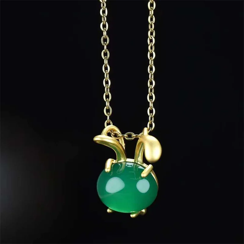 Лидер продаж подвеска из нефрита с инкрустацией и знаком зодиака цвет золото 24 К