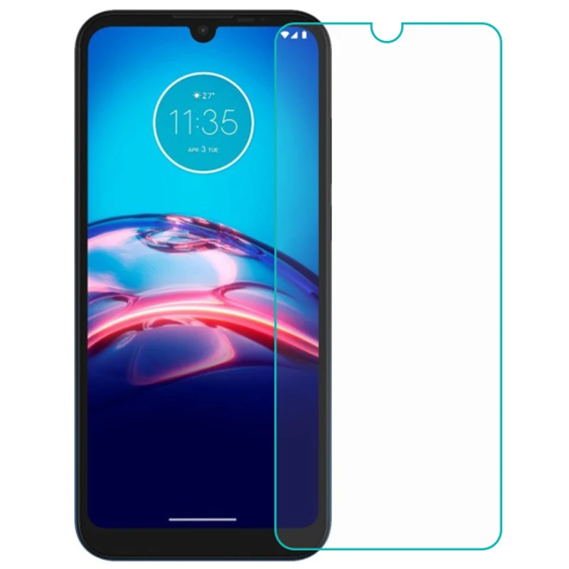 Закаленное стекло 9H для смартфона Motorola Moto e6s стеклянная Защитная пленка защитная