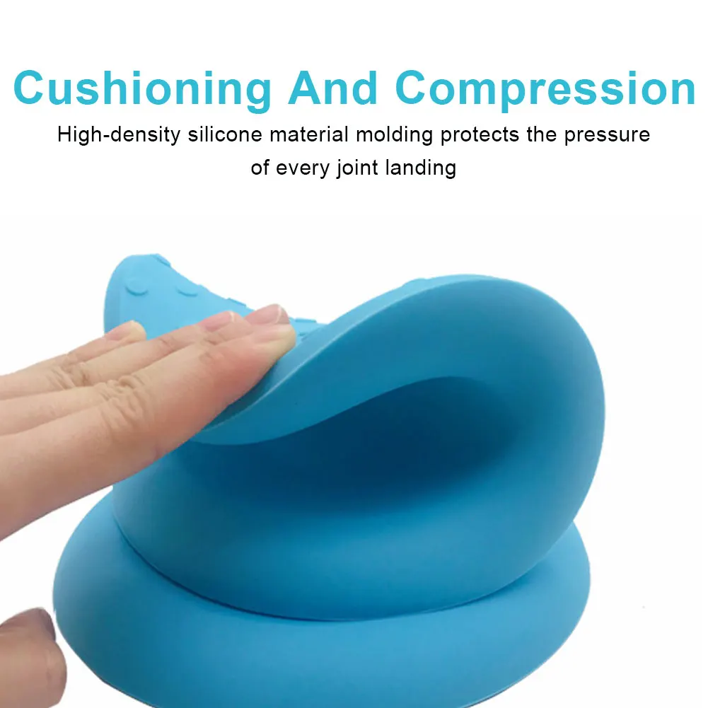 

1pcs Silicone Yoga Mat Yoga Plank Support Pad Men's And Women's Sports Fitness Kneepads Anti-skid Disc Pad Portable Elbow Pads