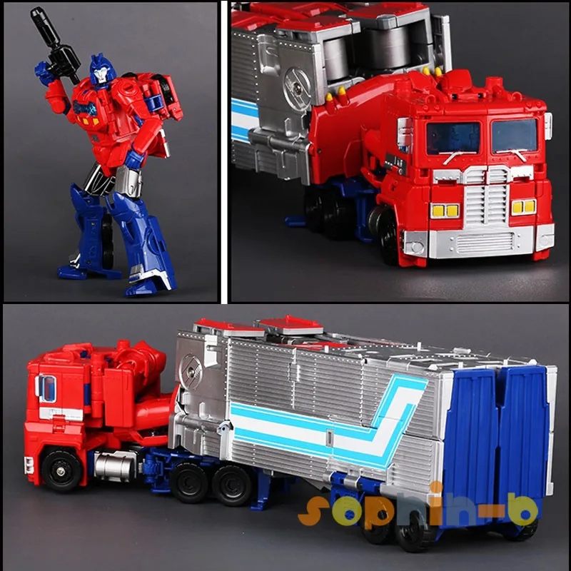 Трансформированный Optimus Prime с металлическими частями SS05 MP10 MP01 SS38 TE01 KO рисунок светодиодный стенд