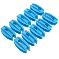 10pcsset blackblue electric fence wire high strain post insulator square tube terminal rod insulators electronic fence fitting