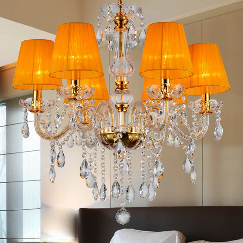 Современная хрустальная люстра домашняя лампа люстры de cristal для гостиной или