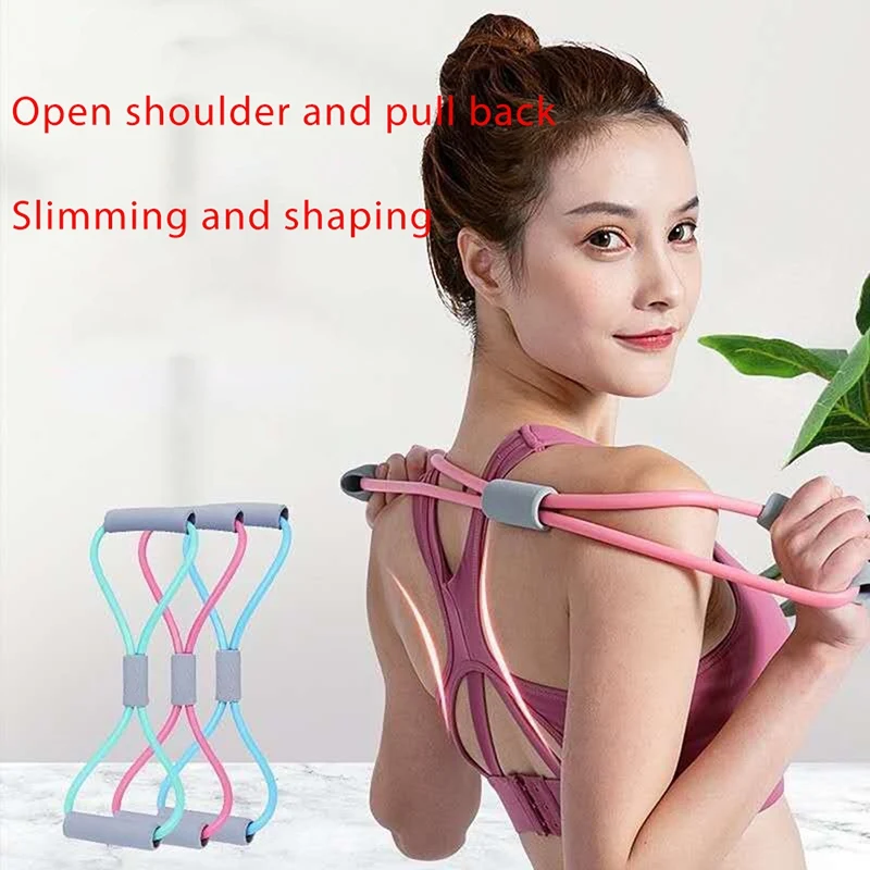 

Figure 8 Tensioner Beauty Back Chest Expander Stretching Belt Open Shoulder Exercise Arm Eight Word Tension Rope Home Yoga 2021