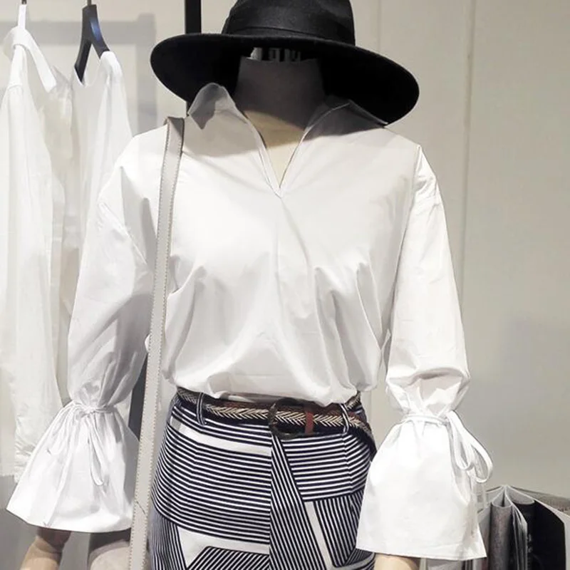 Рубашки женские свободные в японском стиле Простой повседневный универсальный