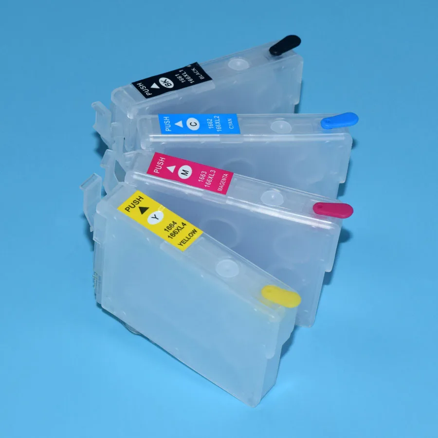Europe T16XL T1631-T1634 Refill Ink Cartridge for Epson WorkForce WF-2510 2520 2530 2540 2010 2630 2650 2660 2750 2760 Printer