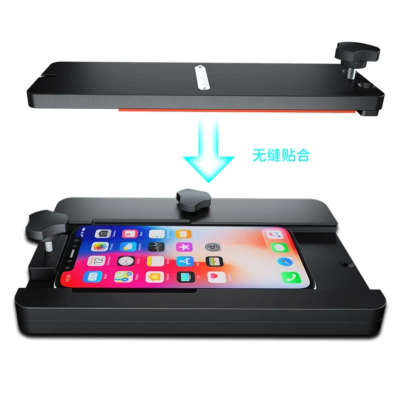 AIXUN FT-08 Back Cover Glass Disassembling Clamping Holder  for IPhone 8 Plus X XR XS MAX 11 12 Pro   Phone Repair Fixture Tool