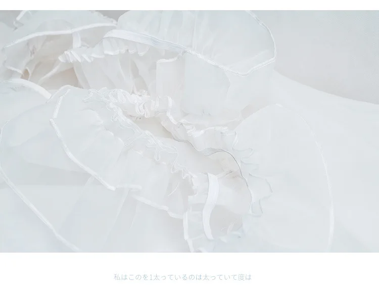 

Beautiful Organza Bubble Transparent Dress Overall Suspender Dress Lolita Nake Apron Sexy Dress Lingerie Costume Babydoll