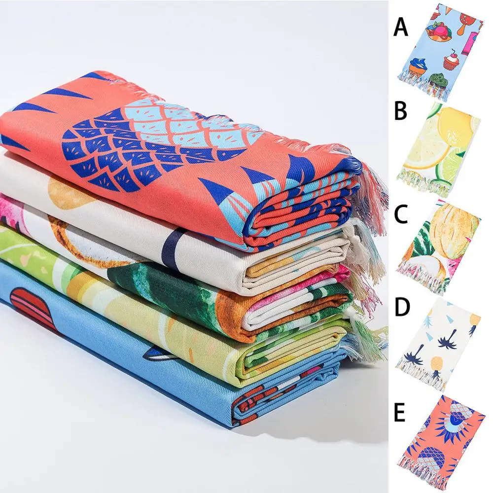 Пляжные Полотенца s для взрослых пляжное полотенце Турция кисточкой печати