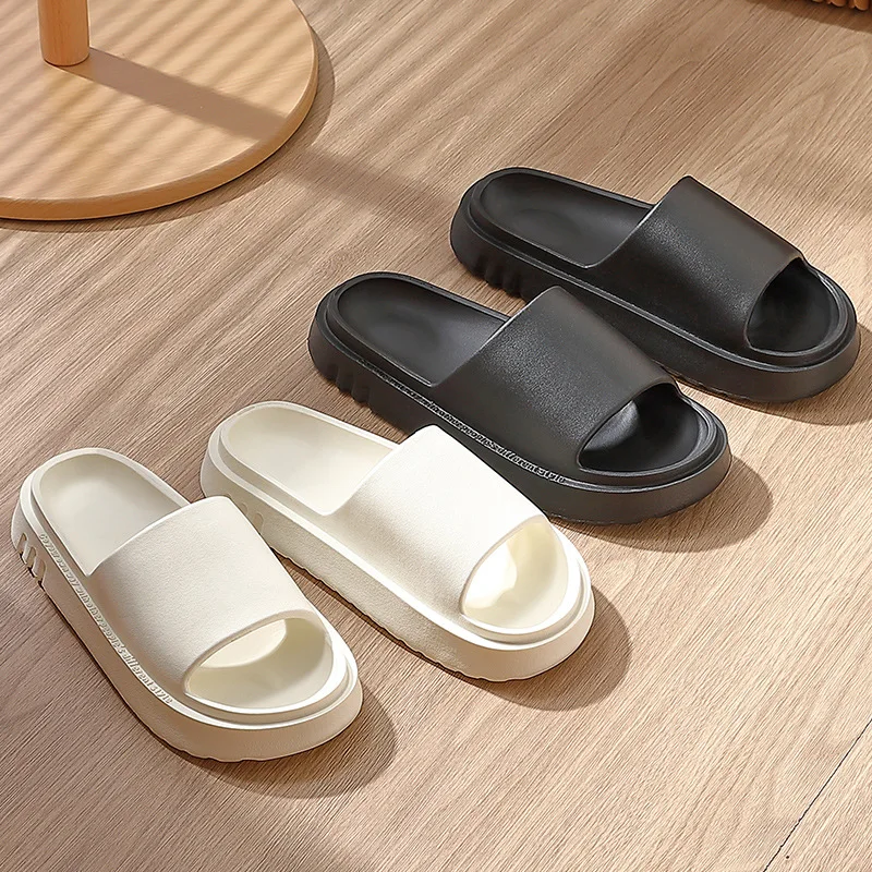 

COWCOM Slippers Female Summer Indoor Home Couple Bathroom Non-slip Bathing Household Cute Outdoor Sandals and Slippers Male GYB