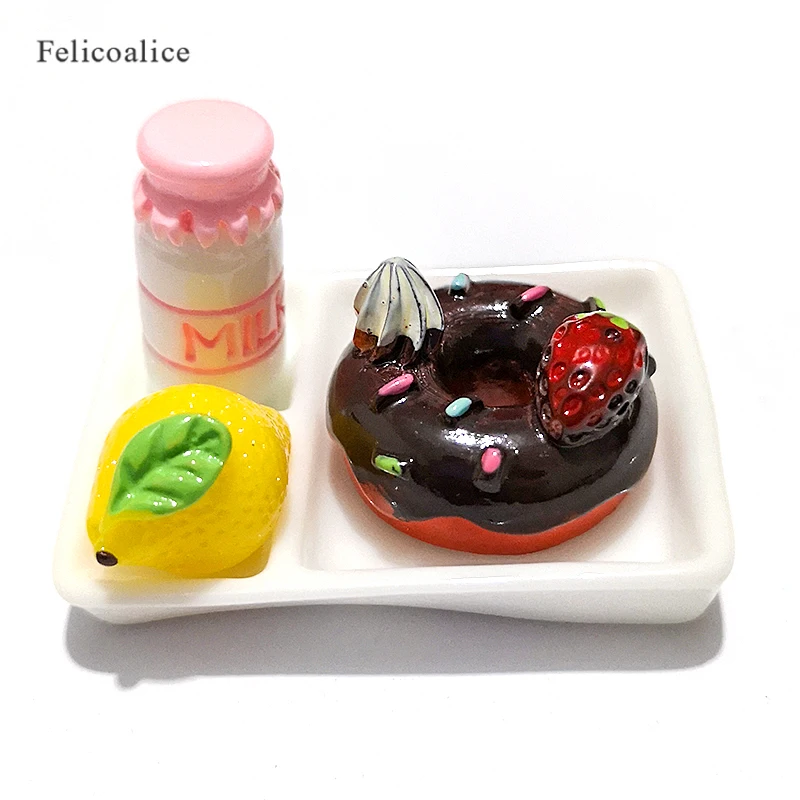 Искусственная смола молочные пончики модель еды украшения поддельные