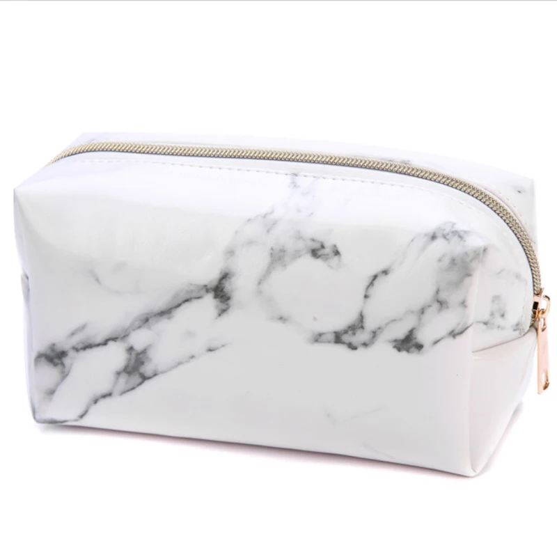 Новый PU мраморный узорчатый карандаш сумки многофункциональная ручка сумка