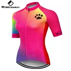 Женская велосипедная кофта, красная дышащая кофта с коротким рукавом для езды на горных велосипедах, 2021