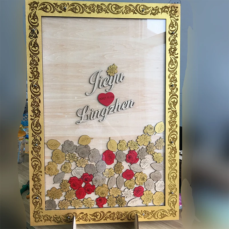 1 шт. Свадебная Гостевая книга вывески свадебный романтический брак гостевая для