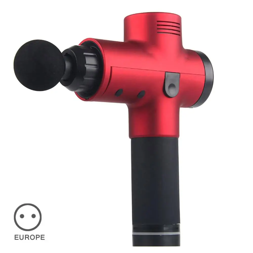 Red-24V EU Новое оборудование для фитнеса инструмент для массажа мышц перкуссионный массажер вибрирующий расслабляющий с коробкой для хранения YA88 - Цвет: Red-24V EU