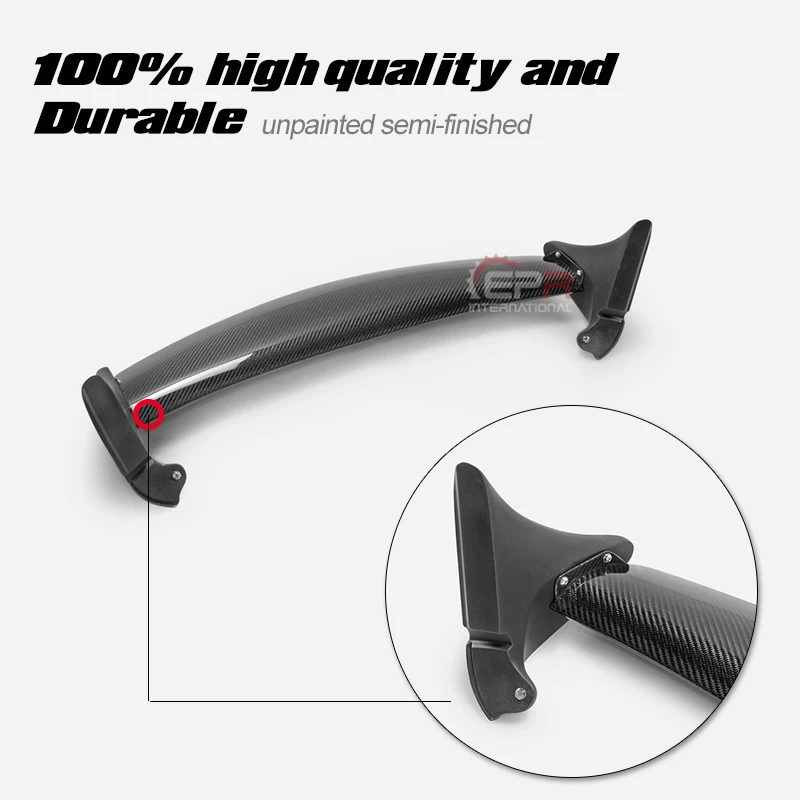 Для Mini R50 R53 Cooper AQR Style Carbon Glossy & FRP Неокрашенный задний спойлер крыло крыши Комплект