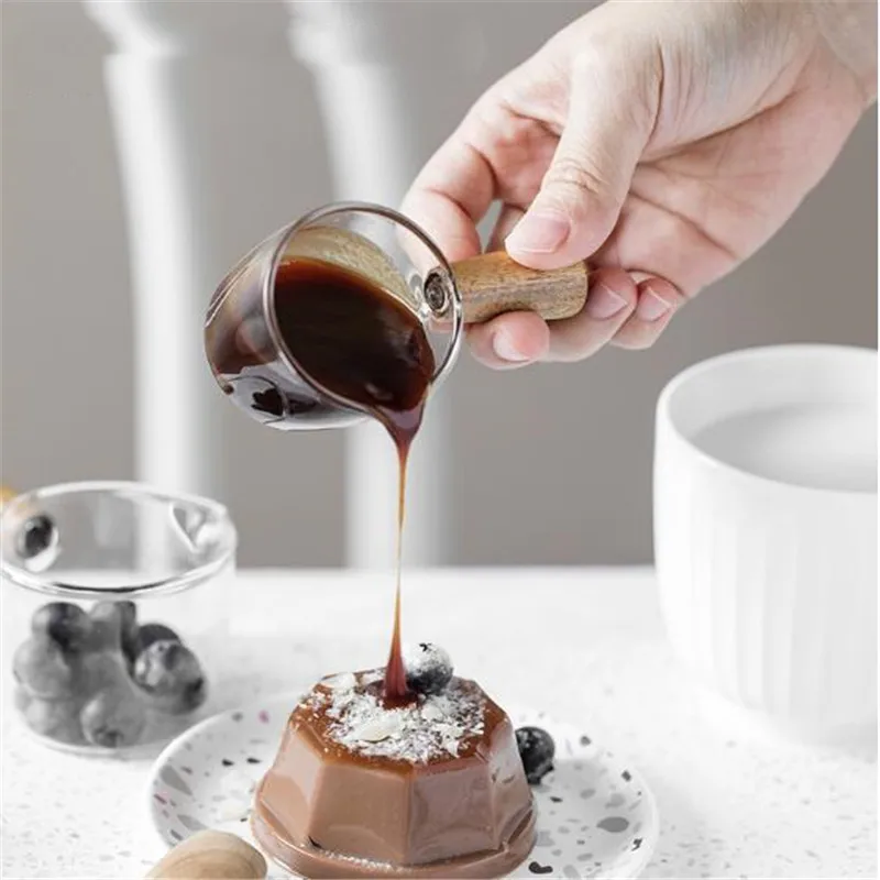 

Кружка для молока, цветочный горшок, мини стеклянный кувшин для взбивания взбитого кофе, кувшин для взбивания, Аксессуары для выпечки