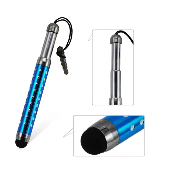 Оптовая продажа емкостный стилус Выдвижная сенсорная ручка для всех серий iPhone