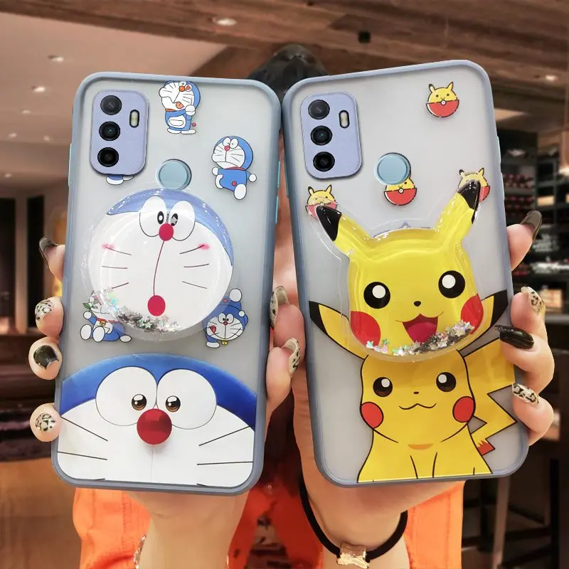 Cartoons foothold Phone Case For OPPO A53 2020/A32 2020/A33 2020/A53S Dirt-resistant | Mobile Cases &amp Covers