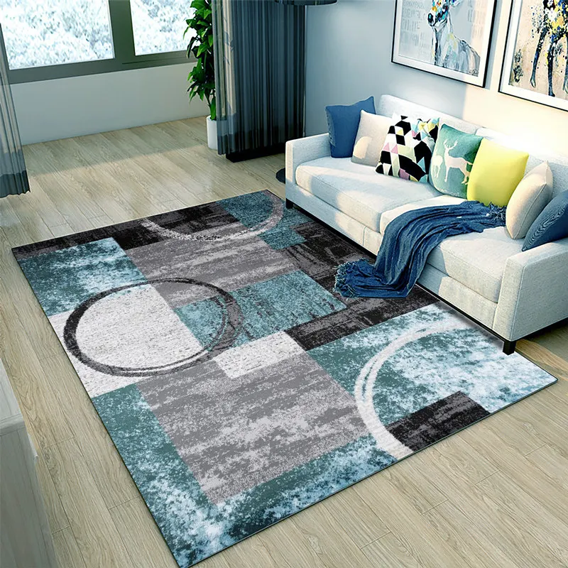 

Geometric Printed Carpet for Living Room Washable Bedroom Large Area Rugs Modern Printing Floor Carpet for Parlor Rug Mat Home