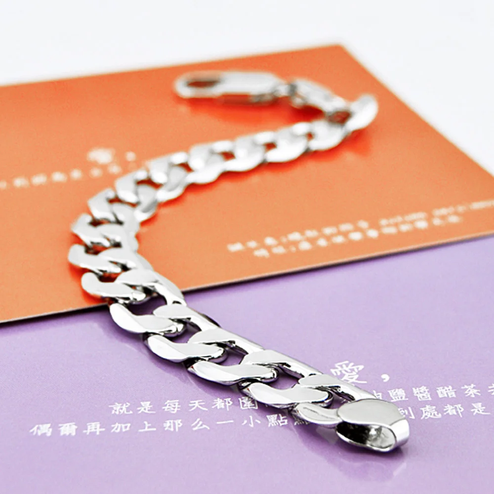 Модные мужские ювелирные изделия популярные браслеты из стерлингового серебра